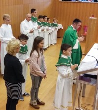 Zaziv Duha Svetoga i blagoslov učenika u Župi bl. Ivana Merza u Španskom